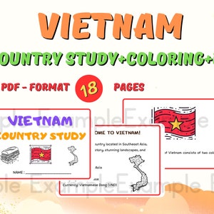 Vietnam Country Study+Coloring+EX Activities