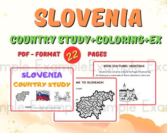Slovenië Country Study+Coloring+EX Activities