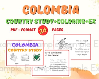 Colombia Landenstudie+Kleuren+EX-activiteiten