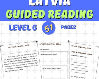 Latvia 1st Grade Guided Reading Passages & Questions Levels G