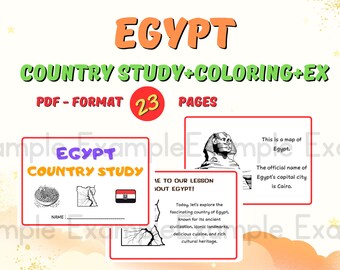 Egypte Landenstudie+Kleuren+EX-activiteiten