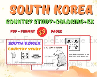 Zuid-Korea Landenstudie+Kleuren+EX-activiteiten