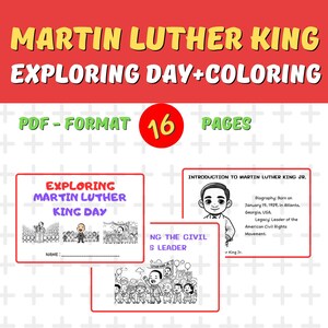 Exploring martin luther king day+Coloring pages for kids
