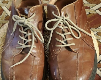70s Vintage Eddie Bauer Sivato Brown Leather Hiking Boots  display picture 2