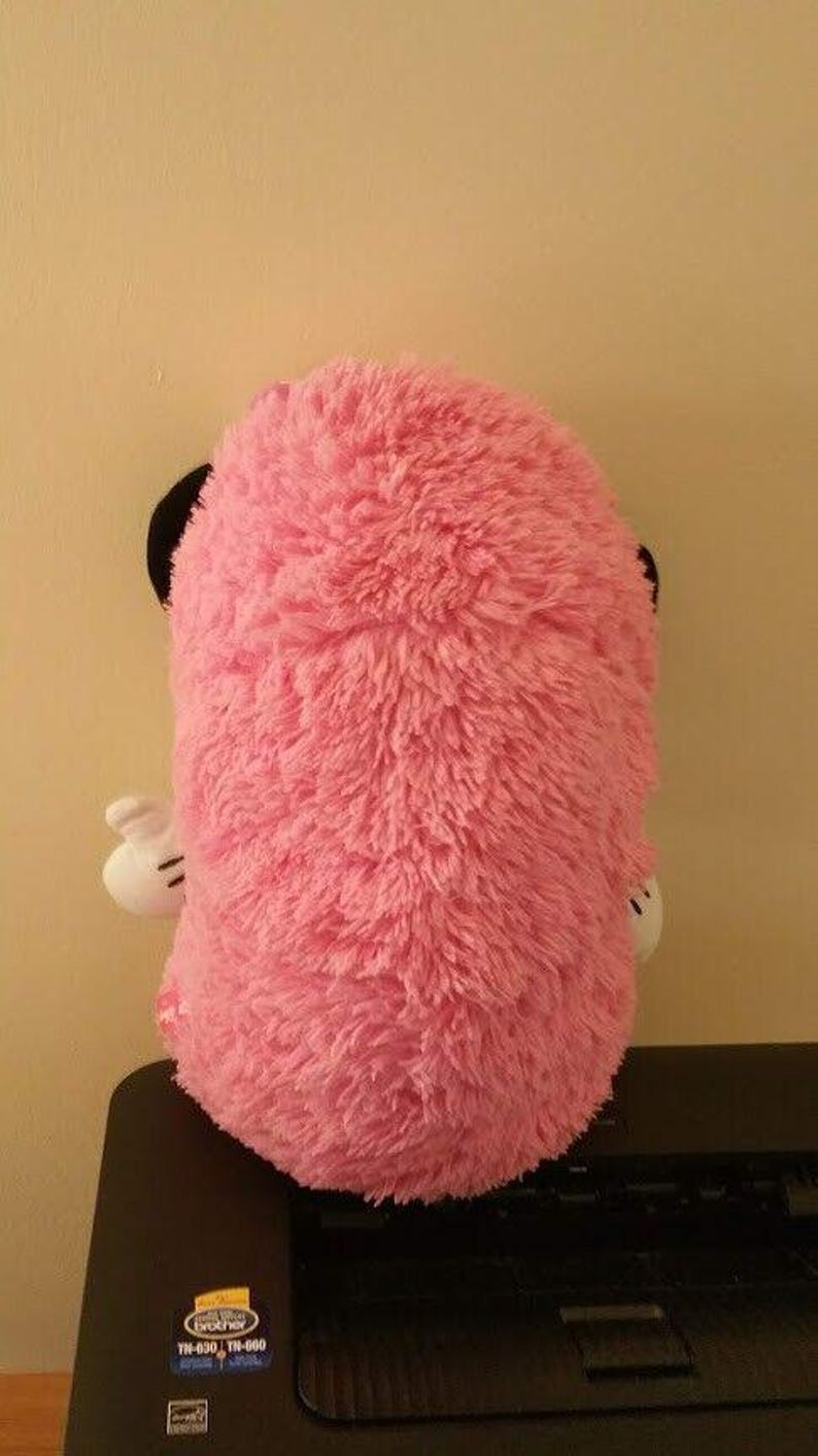 Disney Minnie Mouse Hide Away Pets Pillow Pink Black & White 14" Plush Toy image 5
