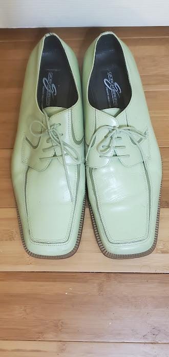 Giorgio Brutini Dress Shoes: Lime Green Private Collection  display picture 3