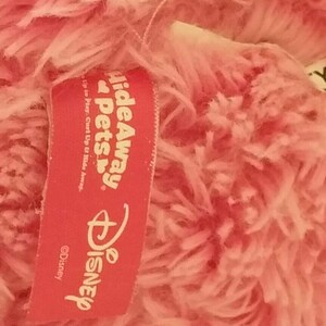 Disney Minnie Mouse Hide Away Pets Pillow Pink Black & White 14" Plush Toy image 9