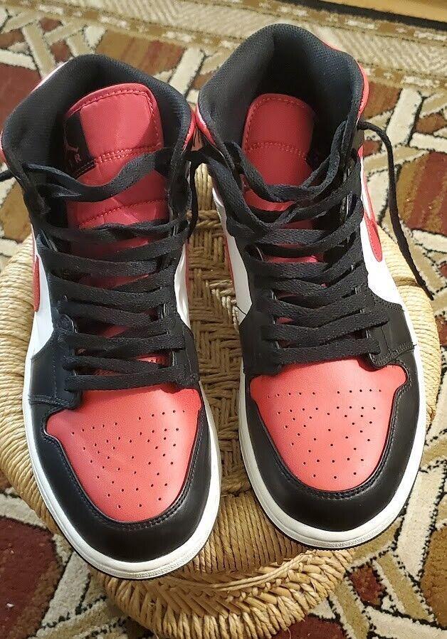 jordan 1 bred toe laces