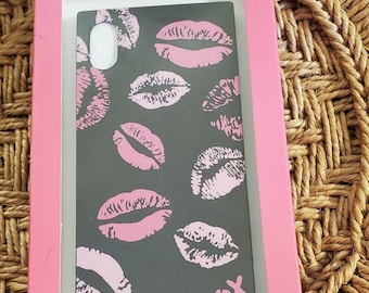 Betsey Johnson IDecoz Square Phone Case IPhone X ~iPhone XS Lipstick