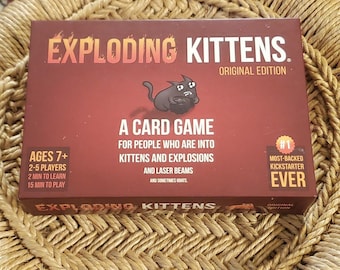 Exploding Kittens A Card Game New  Original Edition Ages 7+ 2-5 Players