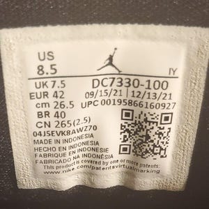 Nike Air Jordan 6-17-23 Motorsports Shoes Sneakers Mens 8.5 White DC7330-100 image 7