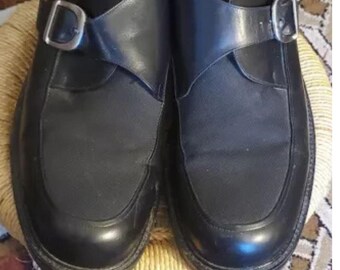 Mens Vintage Italian Brown Leather Shoes, Made in Italy