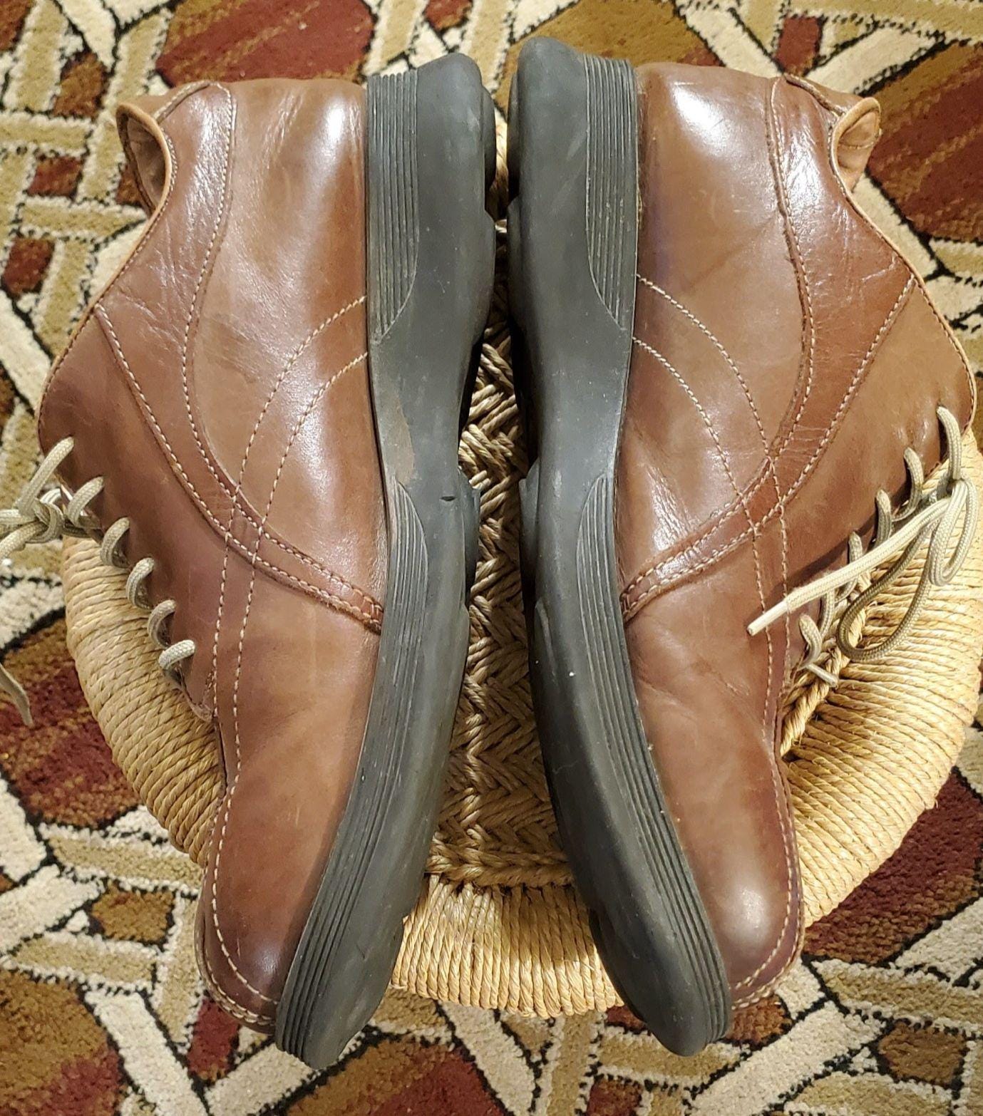 Italian Alfani Mens Brown Leather Lace up Shoes Size 10.5  display picture 1