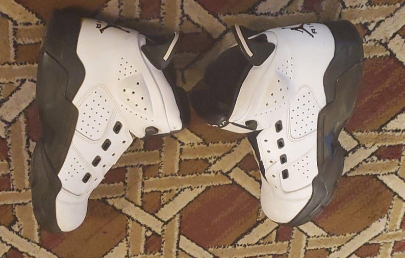 Nike Air Jordan 6-17-23 Motorsports Shoes Sneakers Mens 8.5 White DC7330-100 image 3