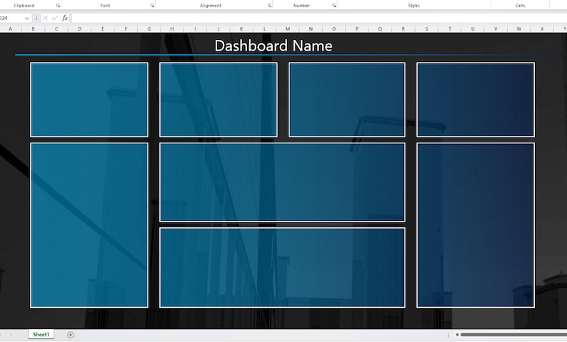 Gradient Background for Dashboard in Excel - Creative Beautiful ...