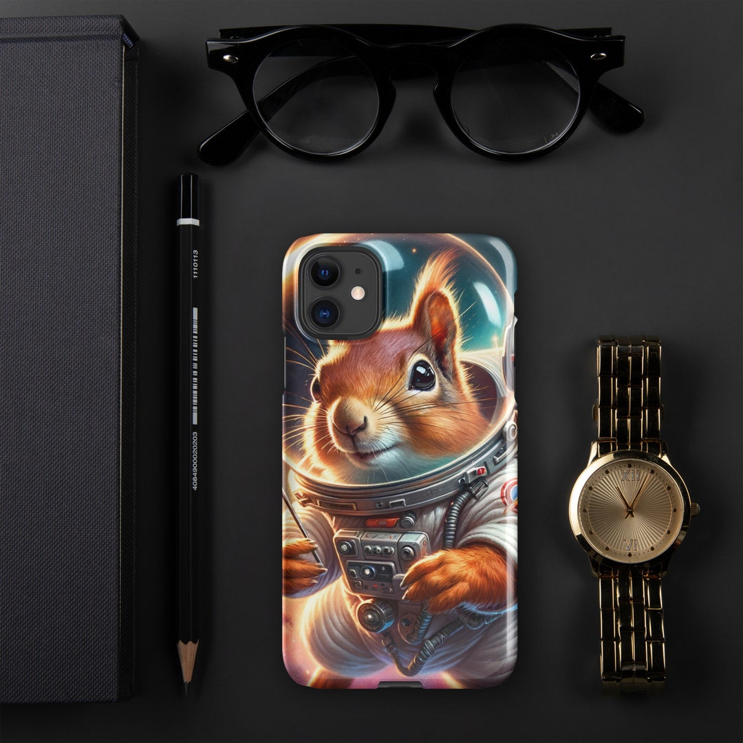 Galactic Explorer Squirrel Phone Case – Sleek Protection for Your ...