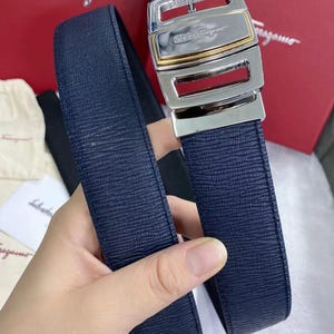 Authentic REVERSIBLE belt Salvatore Gamo Handcrafted Genuine Leather Belt