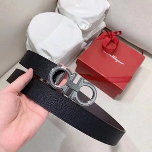 Authentic REVERSIBLE belt Salvatore Gamo Handcrafted Genuine Leather Belt
