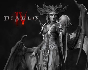 Diablo 4 - Lilith figure for painting