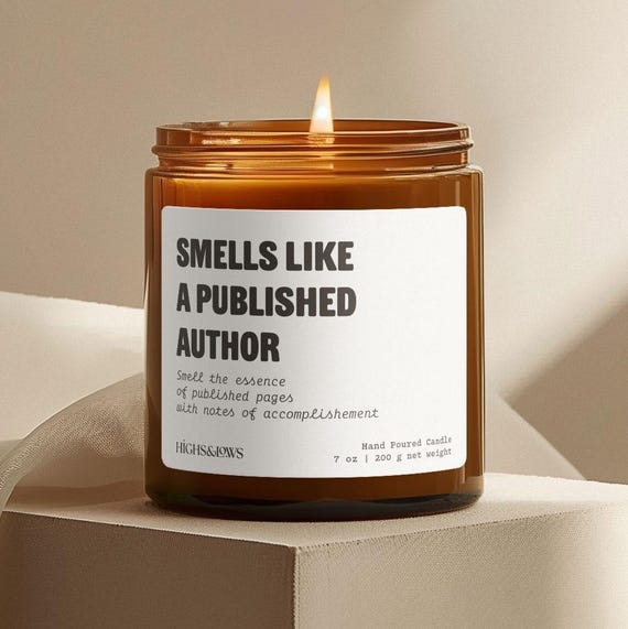 Gift for Book Author, Gift for Writers, Candle Gift for Her, Candle Gift for Him, Gift for Book Lover, Gift for Bookworms, Bookish Candle