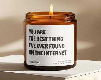 You Are the Best Thing I've Found on the Internet, Valentine's Day Gift, Anniversary Gift, Boyfriend Gift, Girlfriend, Valentine's Day Decor