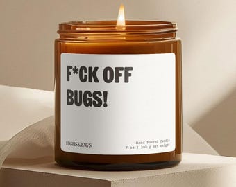 Mosquito Repellent Citronella Candle, Natural Bug Repellent, Insect Repellent Candle, Outdoors Candle, Summer Candle, Handmade Candle