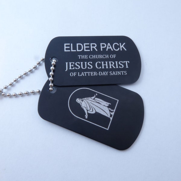 LDS Missionary Dog Tags