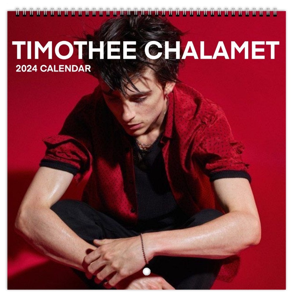 2024 Timothee Chalamet Kalender 2024 Kalender Kleine Etsy.de