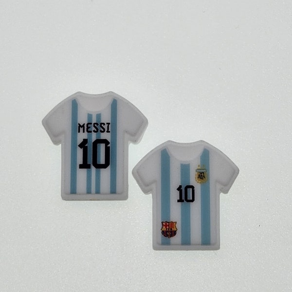 Messi shirt (2 piece) focal for beadable pens bling gifts