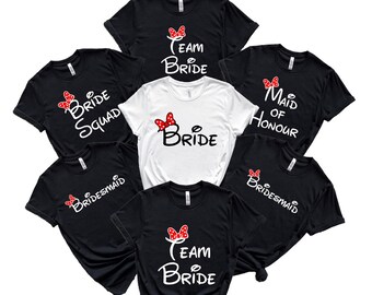 Disney Bachelorette Party Shirt, Bride Squad Tee