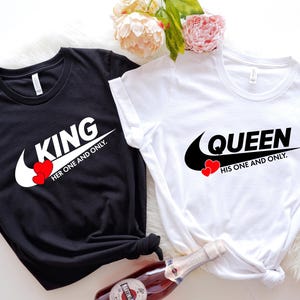 King & Queen Shirt, Matching Couple Shirt, King and Queen Tshirt, Couple Shirts, Wifey and Hubby, His and Hers Shirts,, Couple Trip Shirt