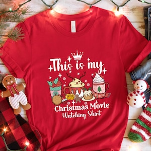 This is my christmas movie watching shirt, Christmas Movie Shirt, Christmas Gift Shirt, Christmas Movie Watching Tshirt, Hallmark Christmas