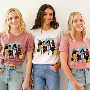 Best Friend Vacation Shirt,Girls Trip Shirt,Girls Party Shirts, Girls Weekend Shirt, Girls Camping Shirt, Custom Girls Trip Shirt,Vacay Mode