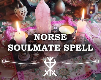 Same Day Nordic Soulmate Spell: Real Attract Soulmate Love Spell, Quick Obsession Ritual, Manifest Relationship, Lover Twin Flame Spell