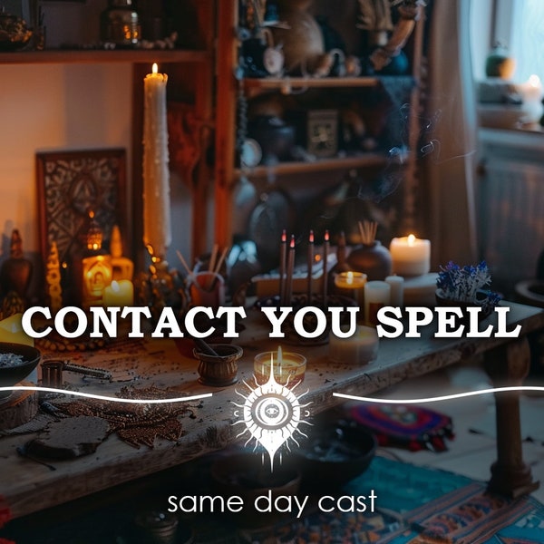 Same Day Contact You Spell: Powerful UK Magic Manifest Communication, Message Ex Witchcraft, Pagan Wicca Witch Love Best Ritual Money Magick