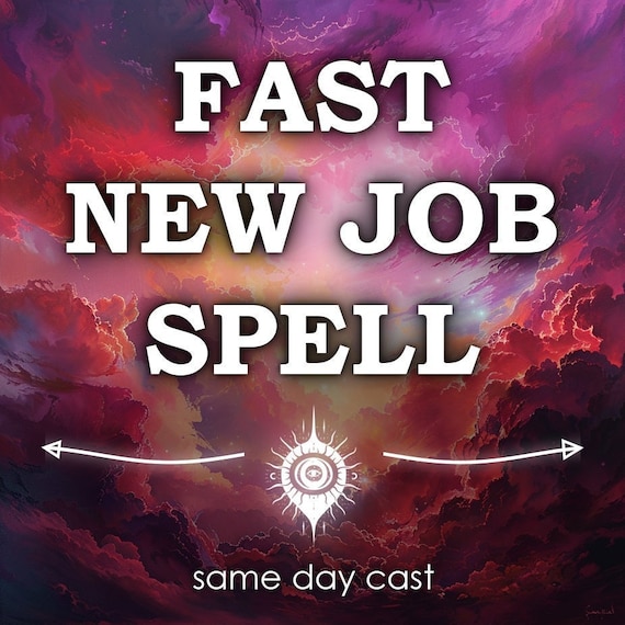 Same Day Fast New Job Spell: Quick New Career Manifest Money Ritual, Financial Wealth Magic, Pay Raise Promotion, Increase Money Cash Spell