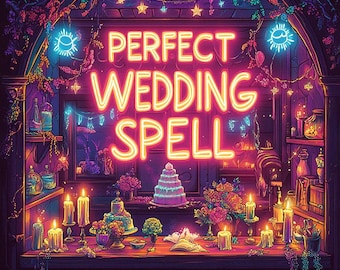 Same Day Perfect Hochzeitszauber: Genieße einen fantastischen Tag! Tolles Wetter Marriage Ritual, Manifest glücklich, schöne Erinnerung schnell werfen Geschenk Sonne