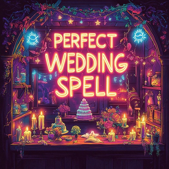 Same Day Perfect Wedding Spell: Enjoy a Fantastic Event! Great Weather Marriage Ritual, Manifest Happy, Beautiful Memory Quick Cast Gift Sun