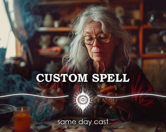 Same Day Custom Spell Tailored For You By Real Etsy Witch Protection Fast Acting Real Manifest (PDF Report)