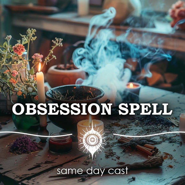 Same Day Obsession Spell: Love Desire Magic UK Witch, Psychic Relationship Binding, Wicca Pagan Attraction Ritual, Soulmate Manifest Fast