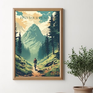 MTB | MOUNTAINBIKEN | Poster | Kunstdruck | Illustration | Geschenk für Ihn | Geschenk für Biker
