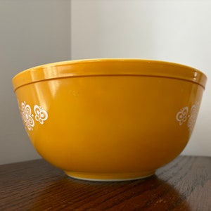 Pyrex, Butterfly Gold, Mixing Bowl, 403, 2 1/2 quart zdjęcie 4