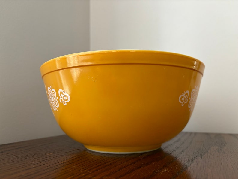 Pyrex, Butterfly Gold, Mixing Bowl, 403, 2 1/2 quart zdjęcie 4