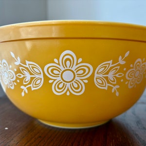 Pyrex, Butterfly Gold, Mixing Bowl, 403, 2 1/2 quart zdjęcie 7