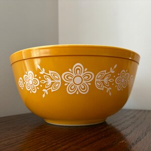 Pyrex, Butterfly Gold, Mixing Bowl, 403, 2 1/2 quart zdjęcie 3