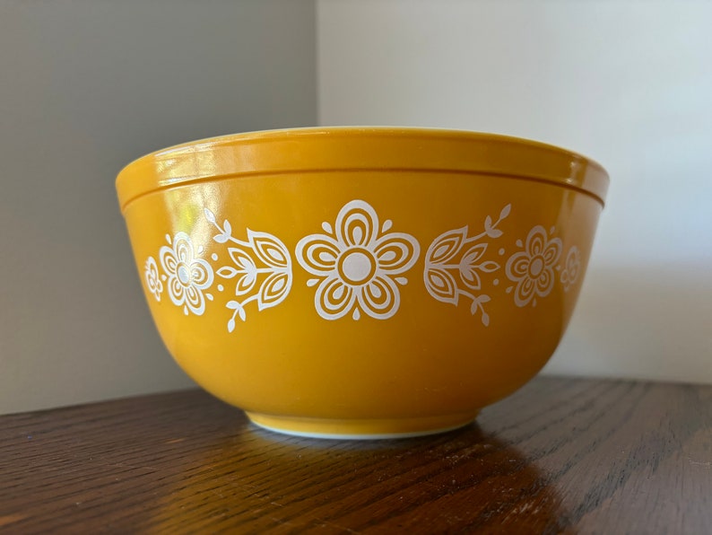 Pyrex, Butterfly Gold, Mixing Bowl, 403, 2 1/2 quart zdjęcie 1