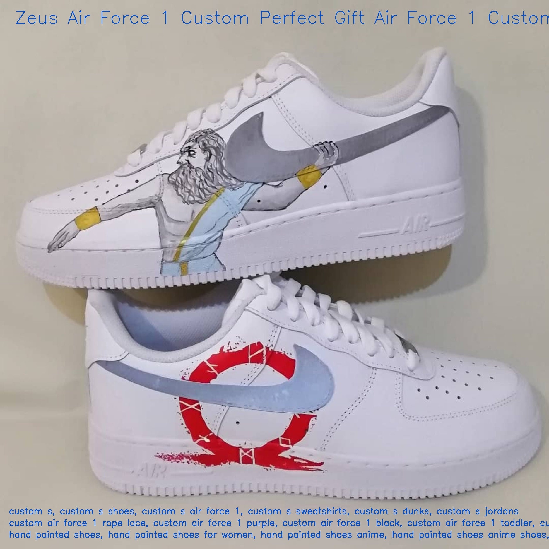 Zeus Air Force 1 Custom Perfect Gift Air Force 1 Custombuy Now