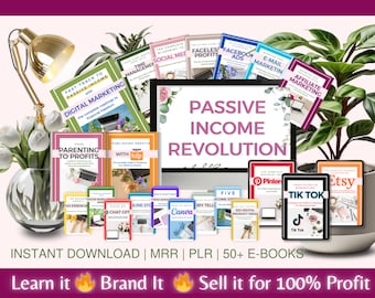 Passive Income Revolution | PLR Bundle |Digital Marketing Course | MRR  | Master Resell Rights | Private Label Rights | Simply Passive | DWA