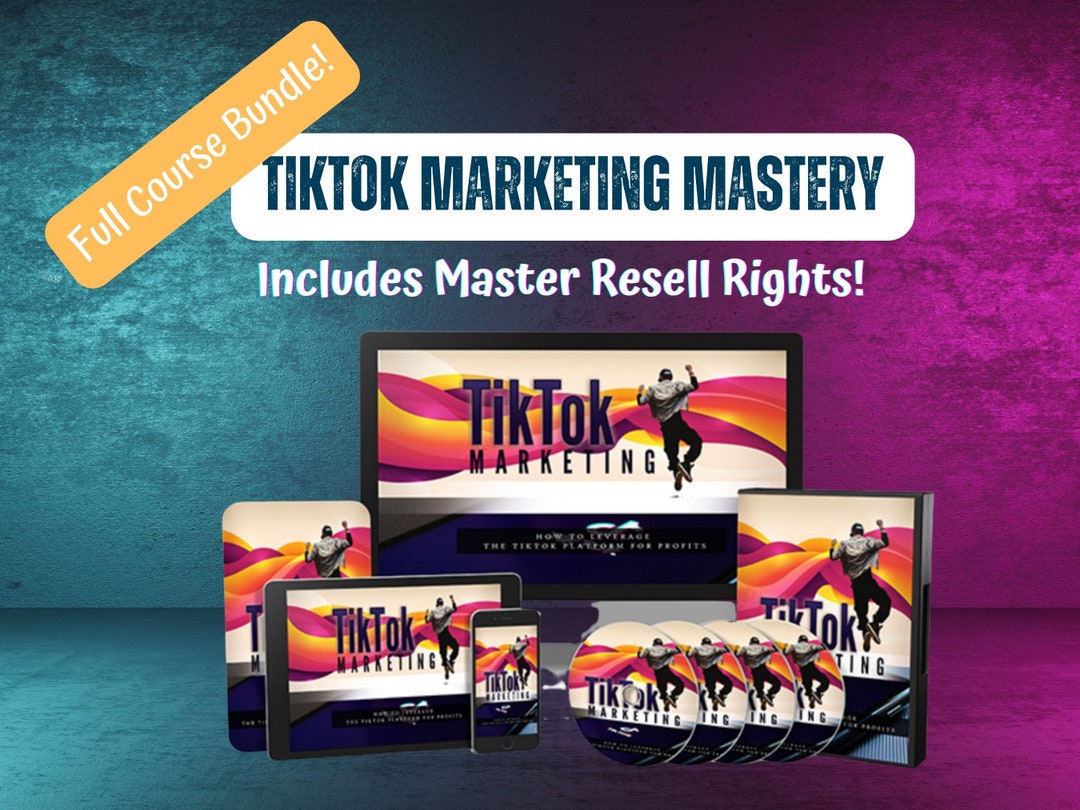 Tiktok Marketing Mastery Course | Learn Tiktok Marketing | Master ...