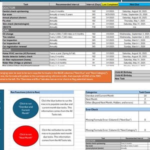 Home Maintenance Planner / CMMS